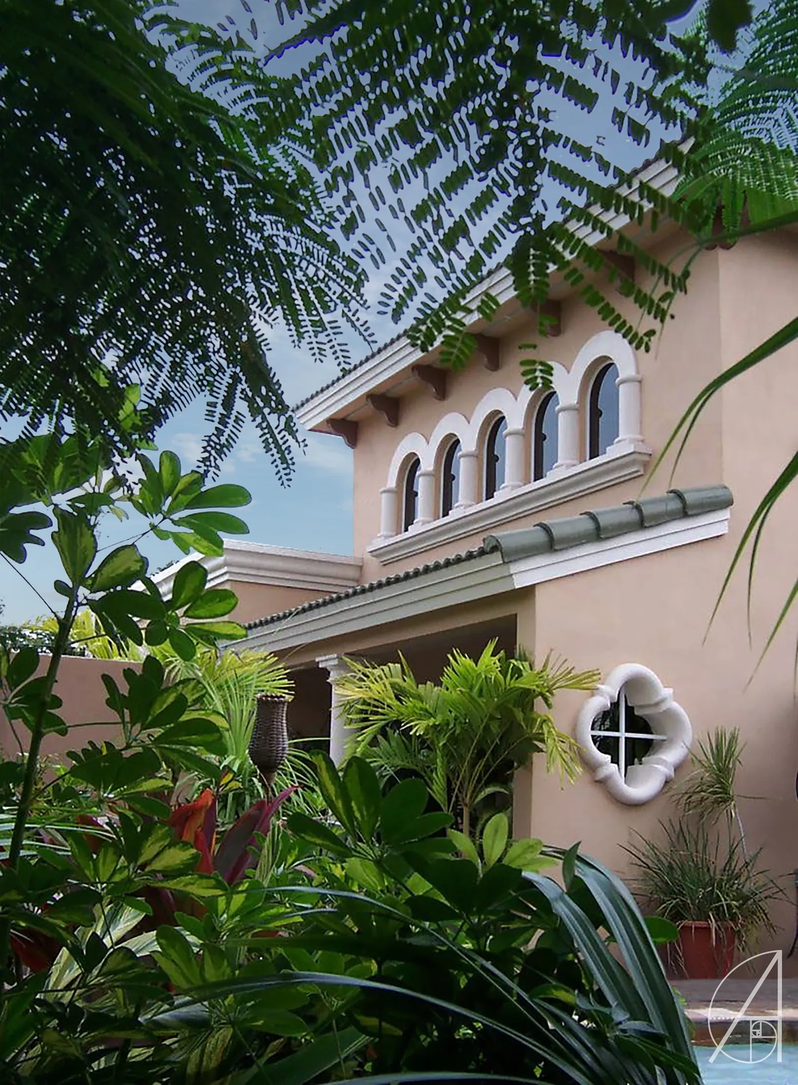 Jordan Residence full elevation, Fort Lauderdale FL