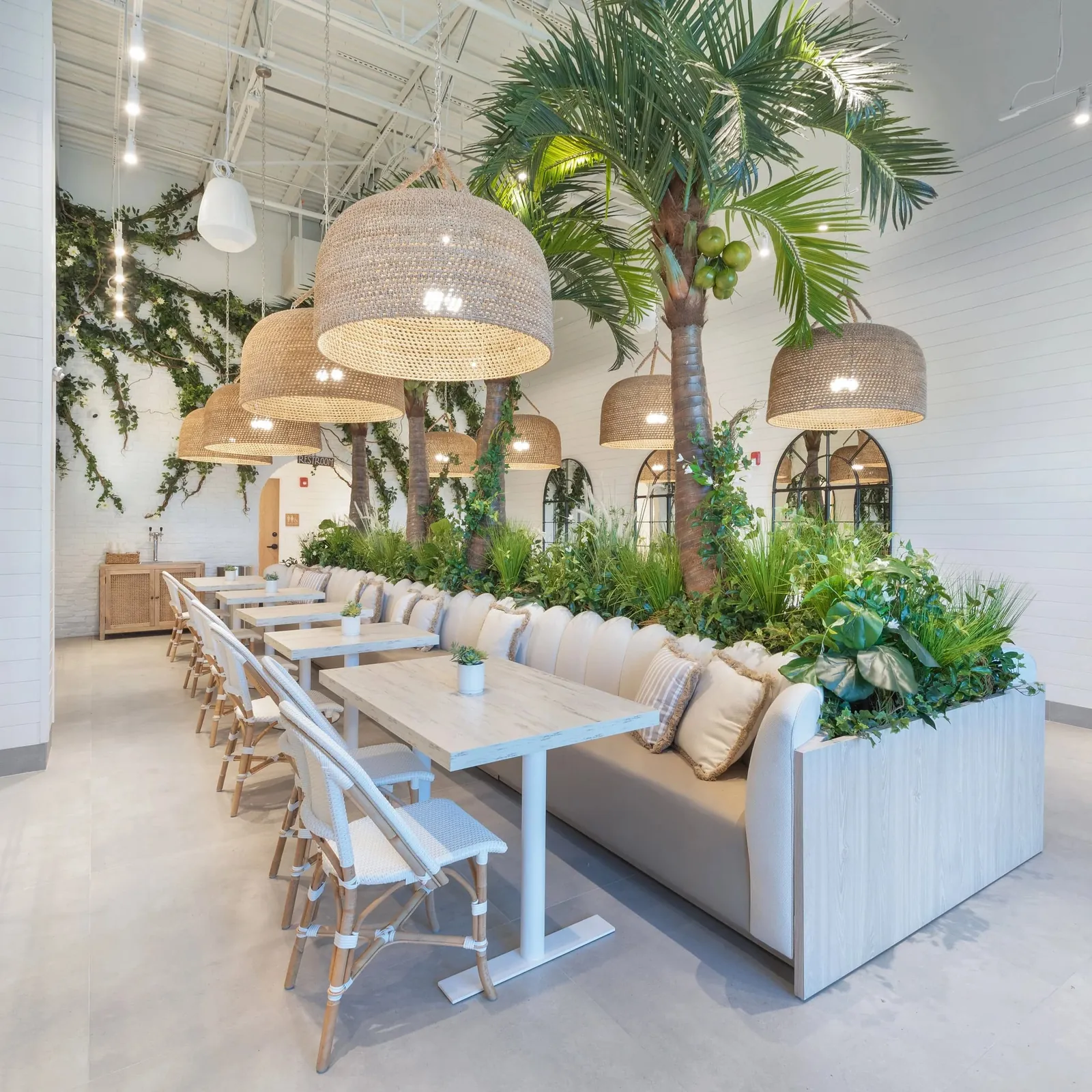 Pura Vida Restaurant design detail, South Florida